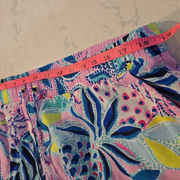 Lilly Pulitzer "Katia" Shorts — Once Upon a Tide, Size XL - Picture 6 of 6